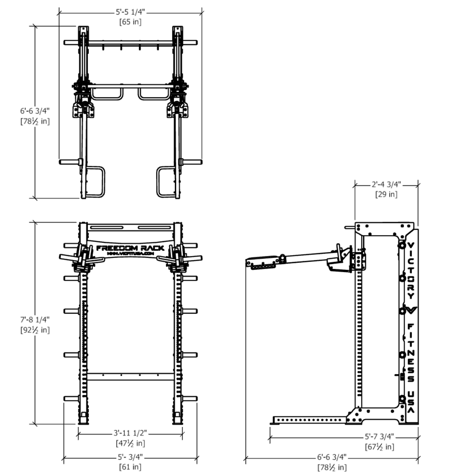 Victory Fitness Freedom Rack